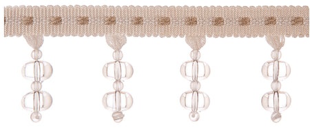 Jones Belezza Beaded Trim, Cream