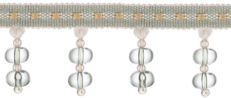 Jones Belezza Beaded Trim, Thyme