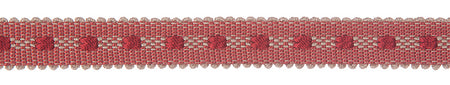 Jones Belezza Narrow Braid Trim, Ruby