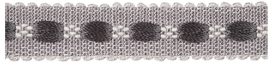 Jones Belezza Narrow Braid Trim, Platinum
