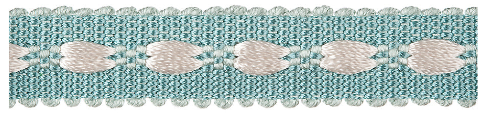 Jones Belezza Narrow Braid Trim, Turquoise
