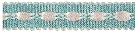Jones Belezza Narrow Braid Trim, Turquoise