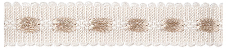 Jones Belezza Narrow Braid Trim, Cream