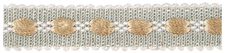 Jones Belezza Narrow Braid Trim, Thyme