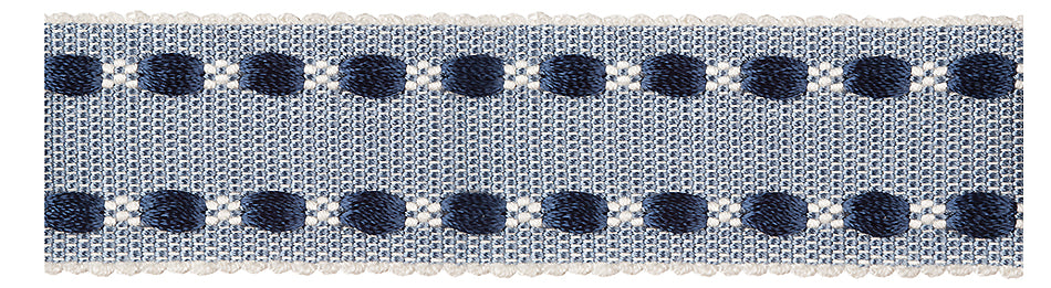 Jones Belezza Wide Braid Trim, Denim