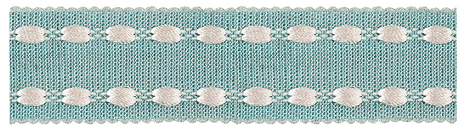 Jones Belezza Wide Braid Trim, Turquoise
