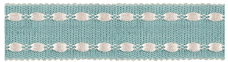 Jones Belezza Wide Braid Trim, Turquoise