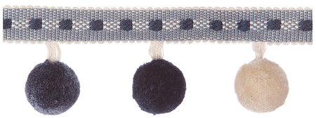 Jones Belezza Pom Pom Trim, Denim