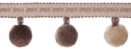 Jones Belezza Pom Pom Trim, Mink