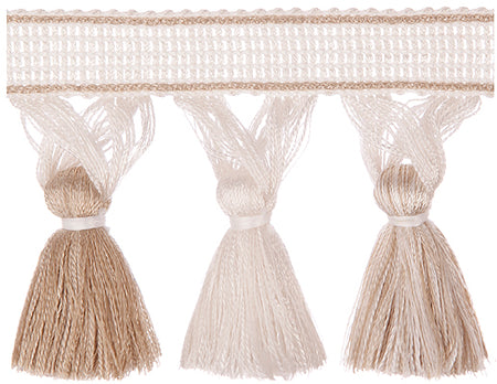 Jones Belezza Tassel Braid Trim, Cream