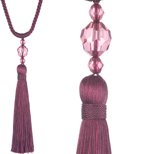Jones Pixie Rope Tieback, Cassis