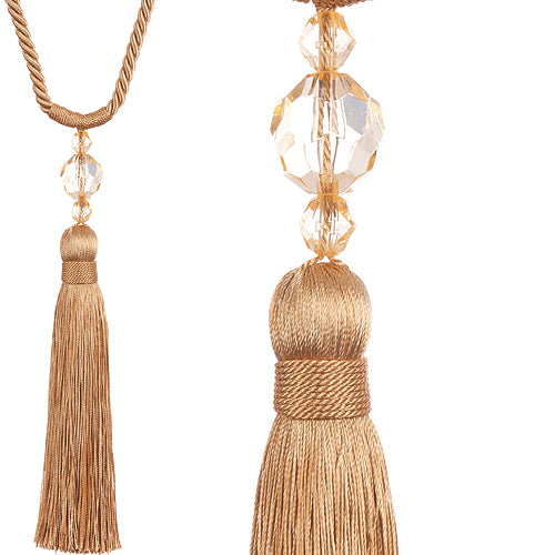 Jones Pixie Rope Tieback, Gold