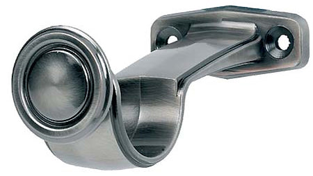 Galleria 35mm Pole Centre Support Bracket Brushed Silver