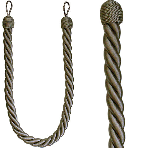 Jones Monte Carlo Rope Curtain Tieback, Taupe
