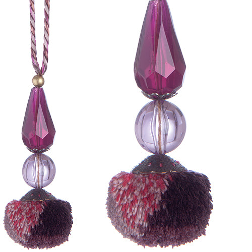 Jones Interlude Beaded Pendant, Aubergine