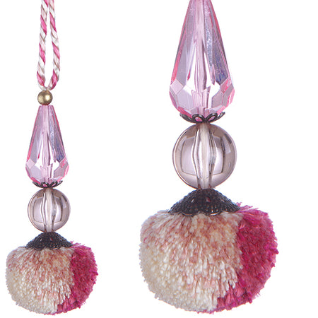 Jones Interlude Beaded Pendant, Cerise