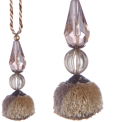 Jones Interlude Beaded Pendant, Latte