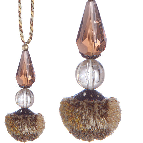 Jones Interlude Beaded Pendant, Orange