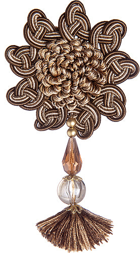 Jones Interlude Rosette & Beaded Pendant, Bruna