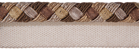 Jones Interlude Flanged Cord Trimming, Bruna