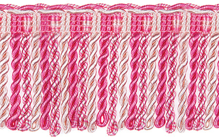 Jones Interlude Bullion Fringe Trimming, Cerise