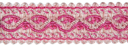 Jones Interlude Braid Trimming, Cerise