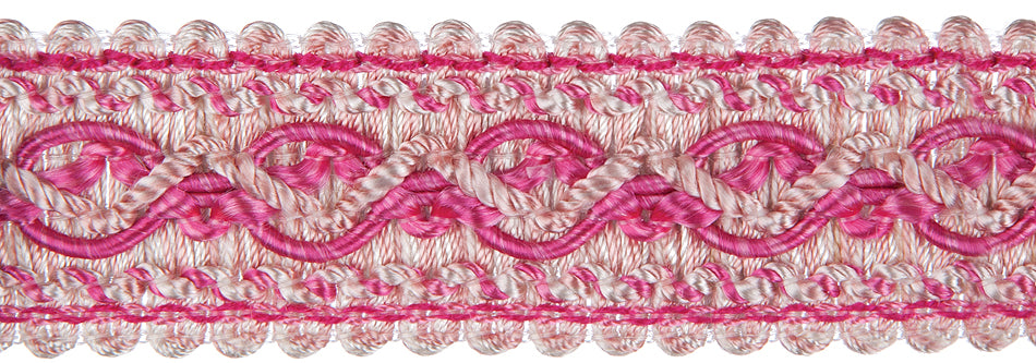 Jones Interlude Braid Trimming, Cerise