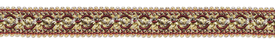 Jones Interlude Braid Trimming, Rose
