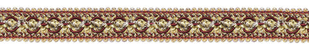 Jones Interlude Braid Trimming, Rose