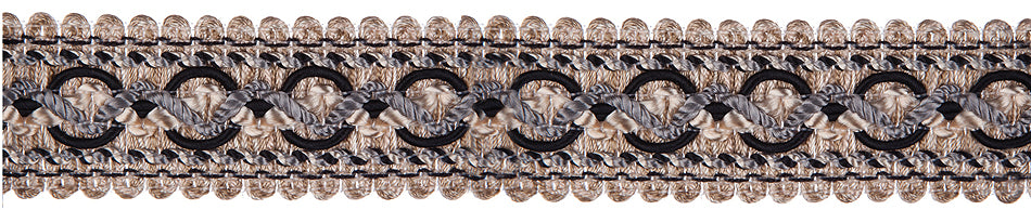 Jones Interlude Braid Trimming, Nero
