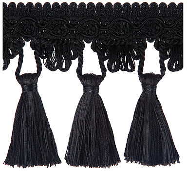 Jones Interlude Tassel Fringe Trimming, Black