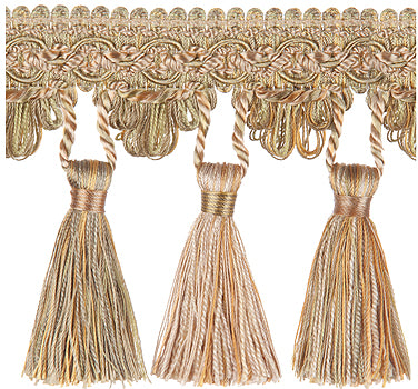 Jones Interlude Tassel Fringe Trimming, Verde