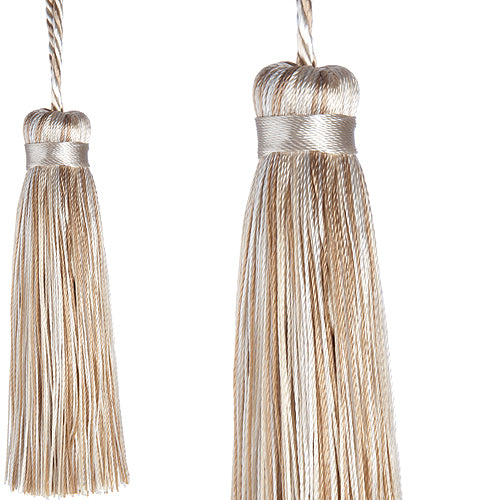 Jones Florentine Cushion Tassel, Beige