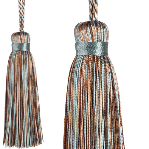 Jones Florentine Cushion Tassel, Duckegg