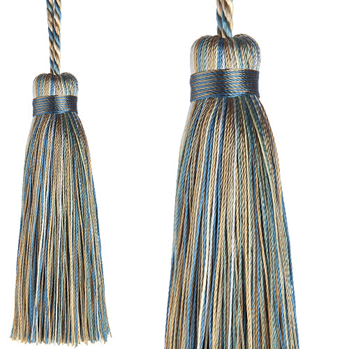 Jones Florentine Cushion Tassel, Sky