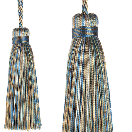 Jones Florentine Cushion Tassel, Sky
