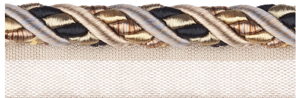 Jones Florentine Trimming Flanged Cord, Mushroom