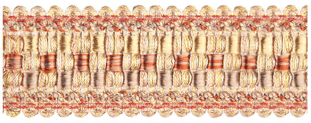Jones Florentine Trimming Braid, Terracotta