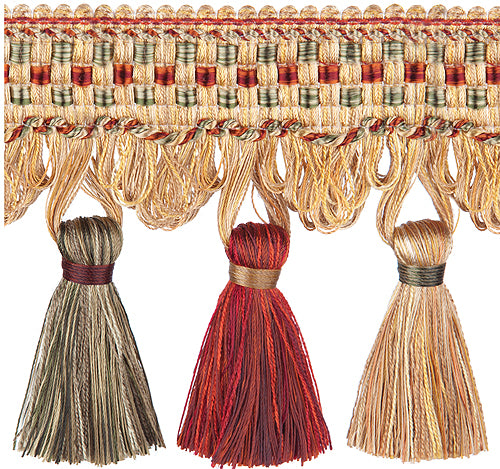 Jones Florentine Trimming Tassel Fringe, Jewel
