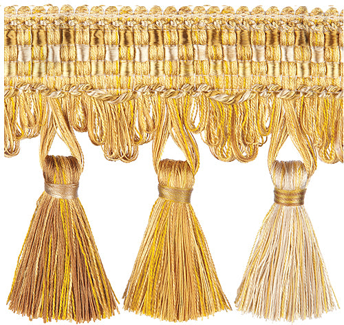 Jones Florentine Trimming Tassel Fringe, Gold