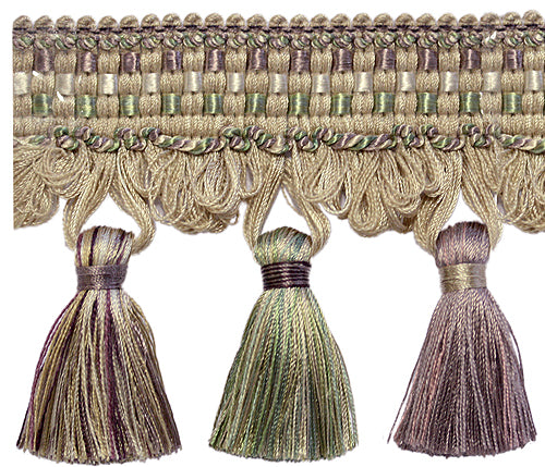 Jones Florentine Trimming Tassel Fringe, Lavender