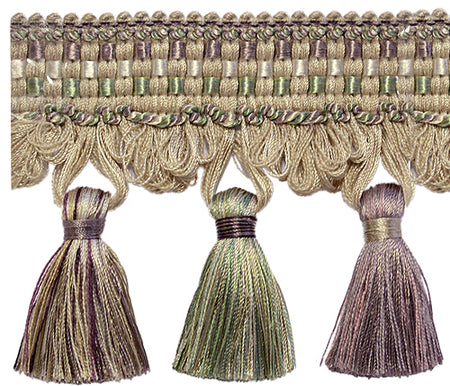 Jones Florentine Trimming Tassel Fringe, Lavender