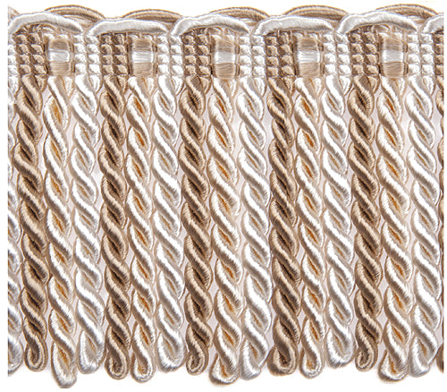 Jones Florentine Trimming Bullion Fringe, Beige