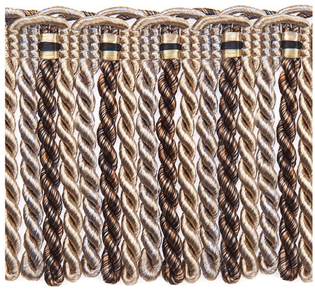 Jones Florentine Trimming Bullion Fringe, Mushroom