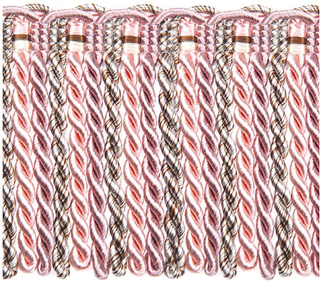 Jones Florentine Trimming Bullion Fringe, Chalk Pink