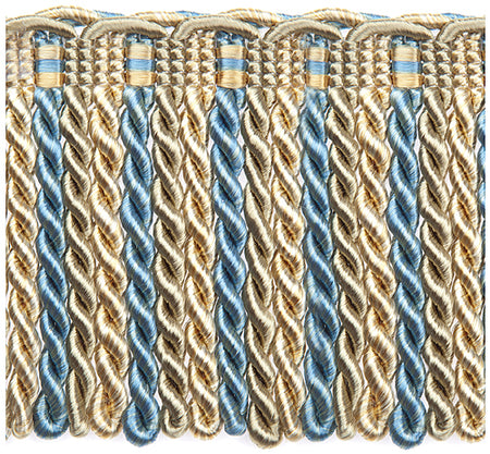 Jones Florentine Trimming Bullion Fringe, Sky
