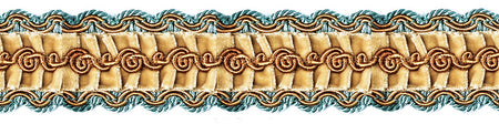 JLS Flamenco Pleated Velvet Ribbon Trim