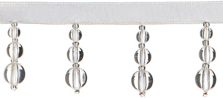 JLS Satin Beaded Trimming, Round Drop Fringe