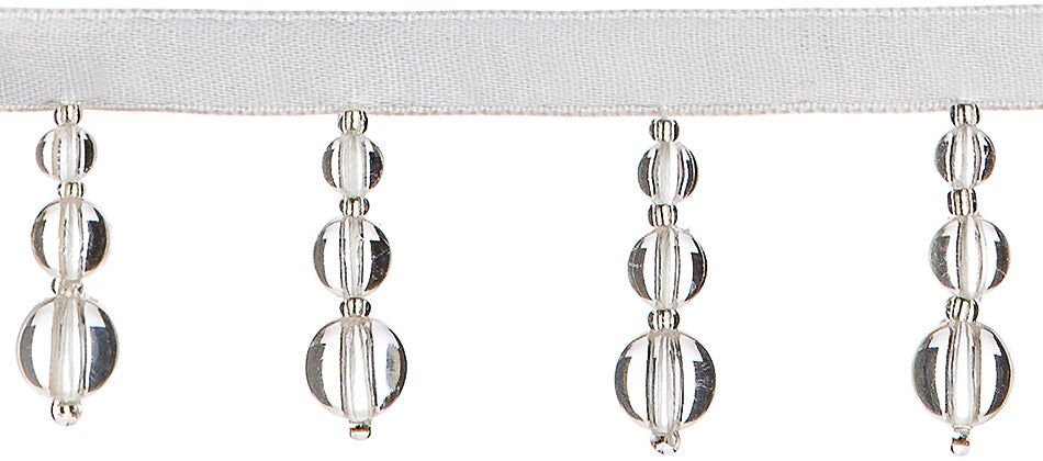 JLS Satin Beaded Trimming, Round Drop Fringe