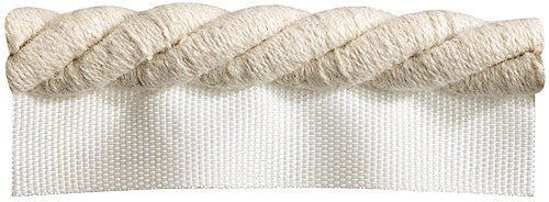 Hallis Naturals Flanged Cord Trimming, Natural